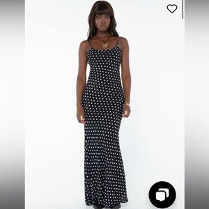 New with tags princess polly polka dot maxi dress